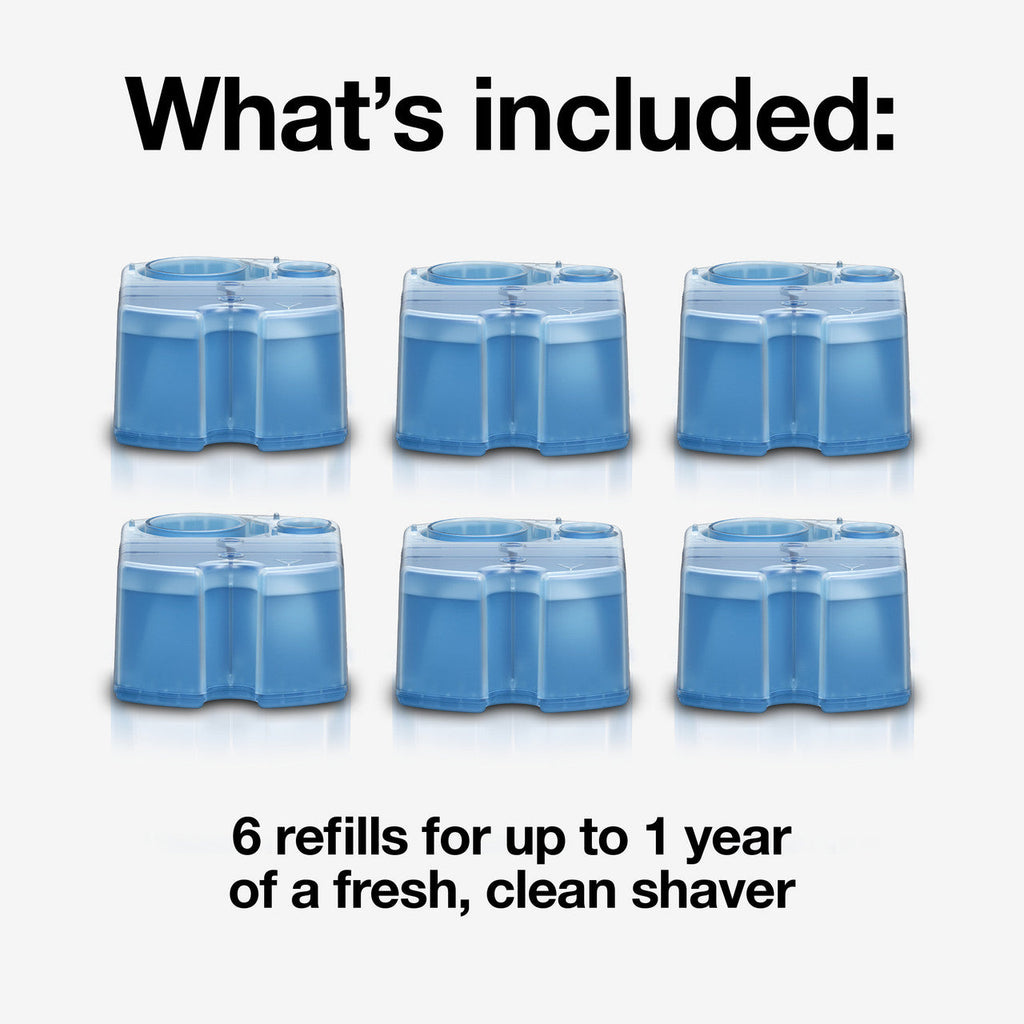 Braun Clean & Renew Refill Cartridges 6 Pack