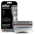 Braun Electric Shaver Head Replacement Part 70s Silver Compatible with Legacy Series 7 Electric Razors for Men