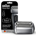 Braun Electric Shaver Head Replacement Part 83m Silver Compatible with Series 8 Electric Razors for Men